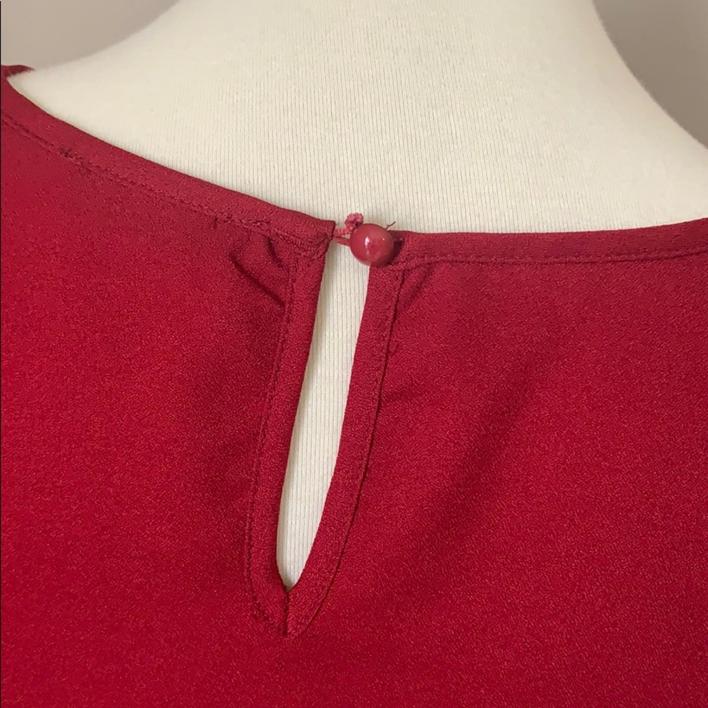 SHEIN‎ Size Large Blouse * Popular Style * Maroon - Picture 6 of 11